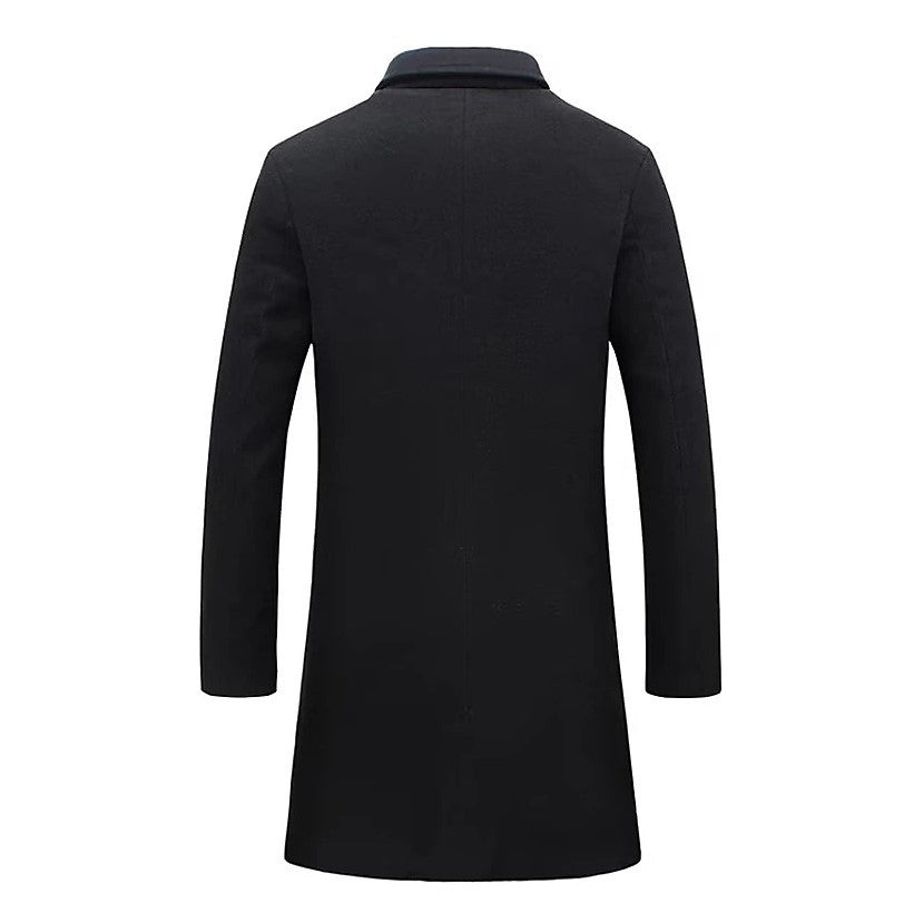Mens Woolen Trench Coat
