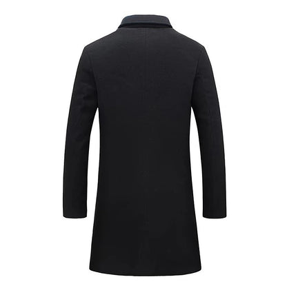 Mens Woolen Trench Coat