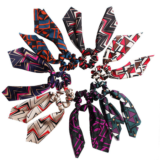 Horse Tail Ribbon Fabric Large Hair Tie