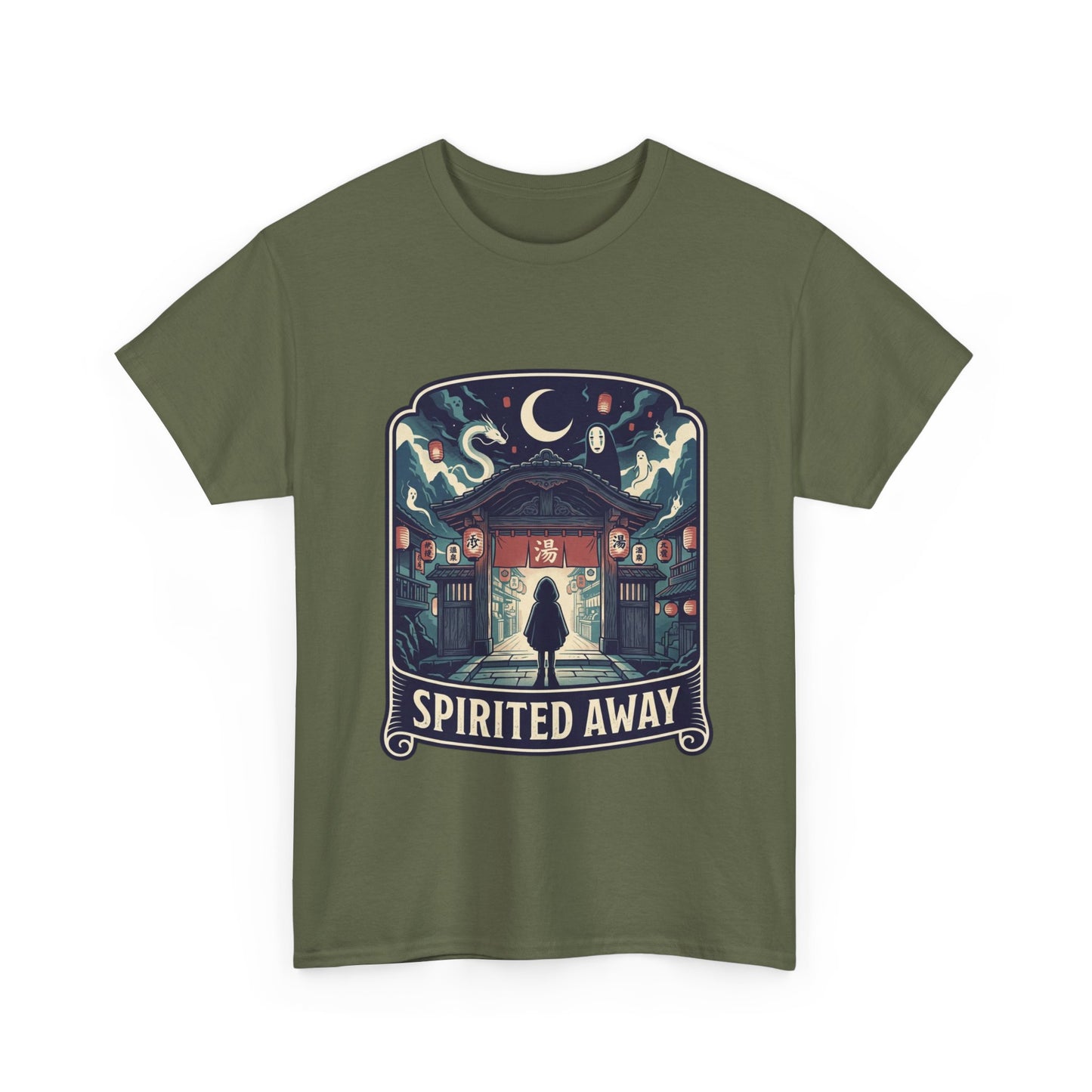 Sprited away print Unisex Heavy Cotton Tee