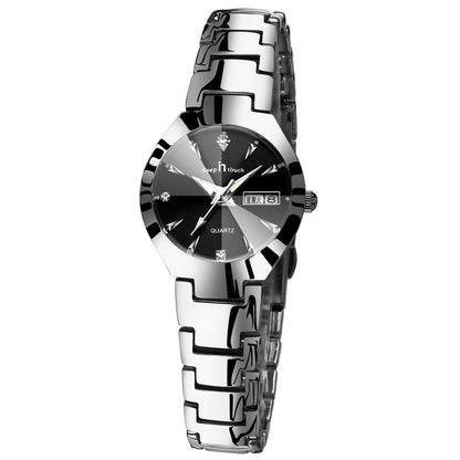 Luminous couple quartz watch