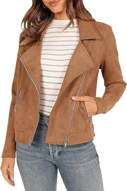 Zipper Pocket Short Coat