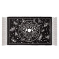 Lunar Moth Rug Gothic Cotton Moon Phase Decor
