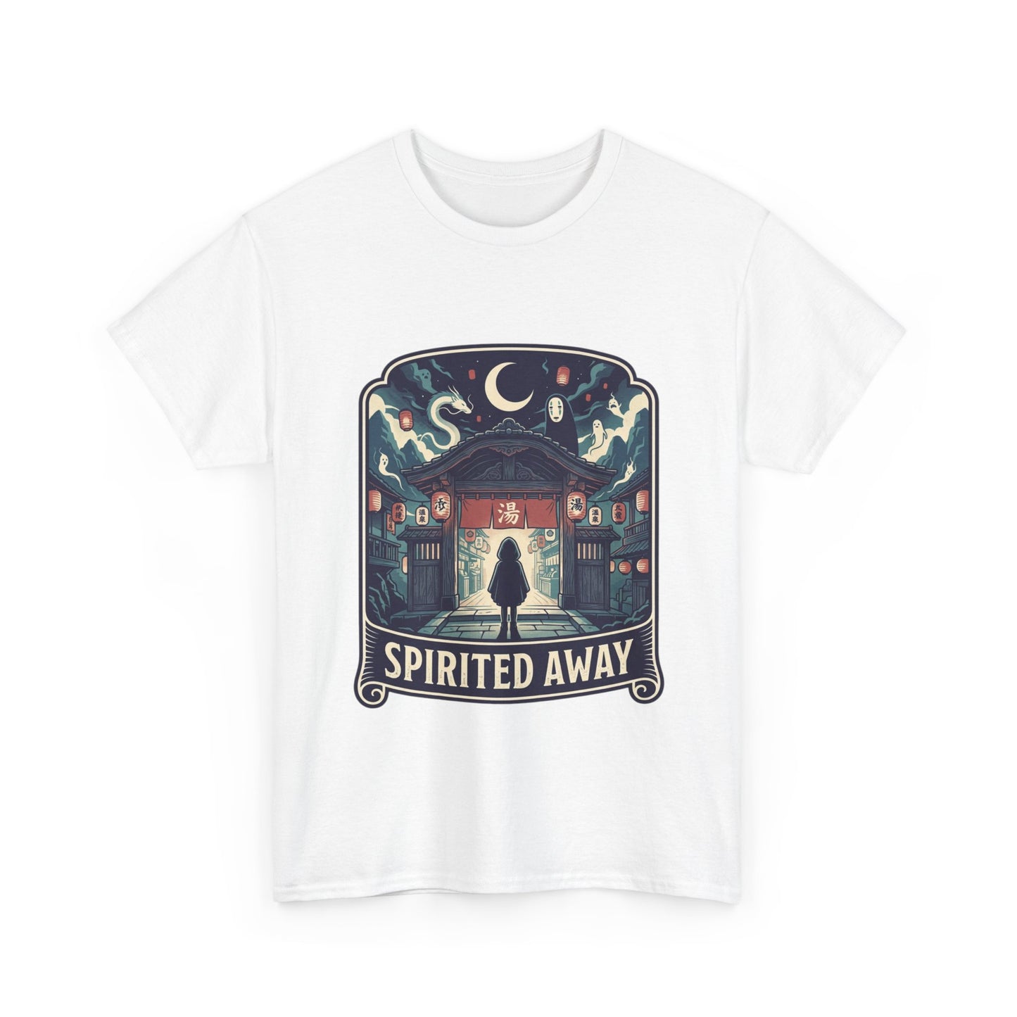 Sprited away print Unisex Heavy Cotton Tee