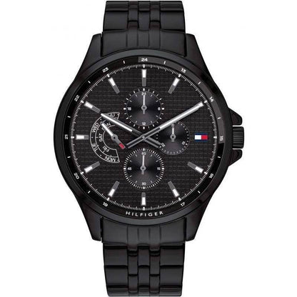 Tommy Hilfiger Black Steel Men's 1791611
