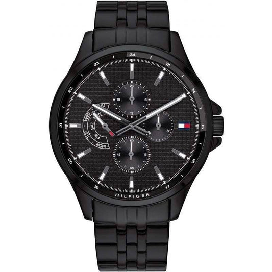 Tommy Hilfiger Black Steel Men's 1791611