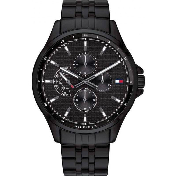 Tommy Hilfiger Black Steel Men's 1791611