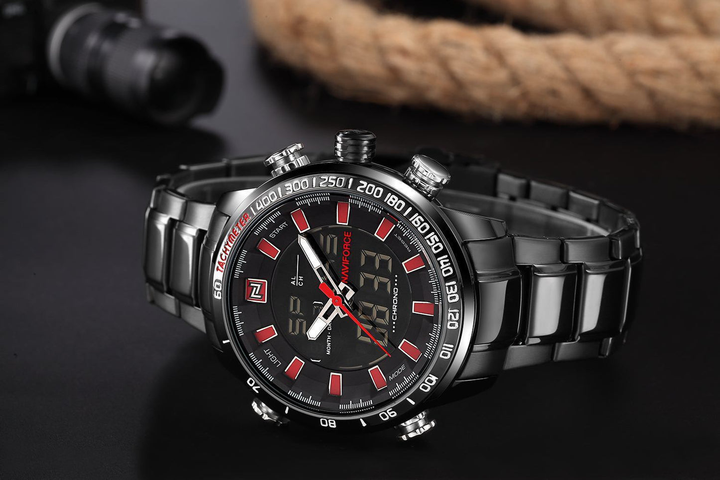 NAVIFORCE Men's Luminous Electronic Watch