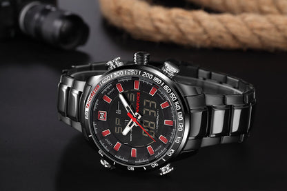 NAVIFORCE Men's Luminous Electronic Watch