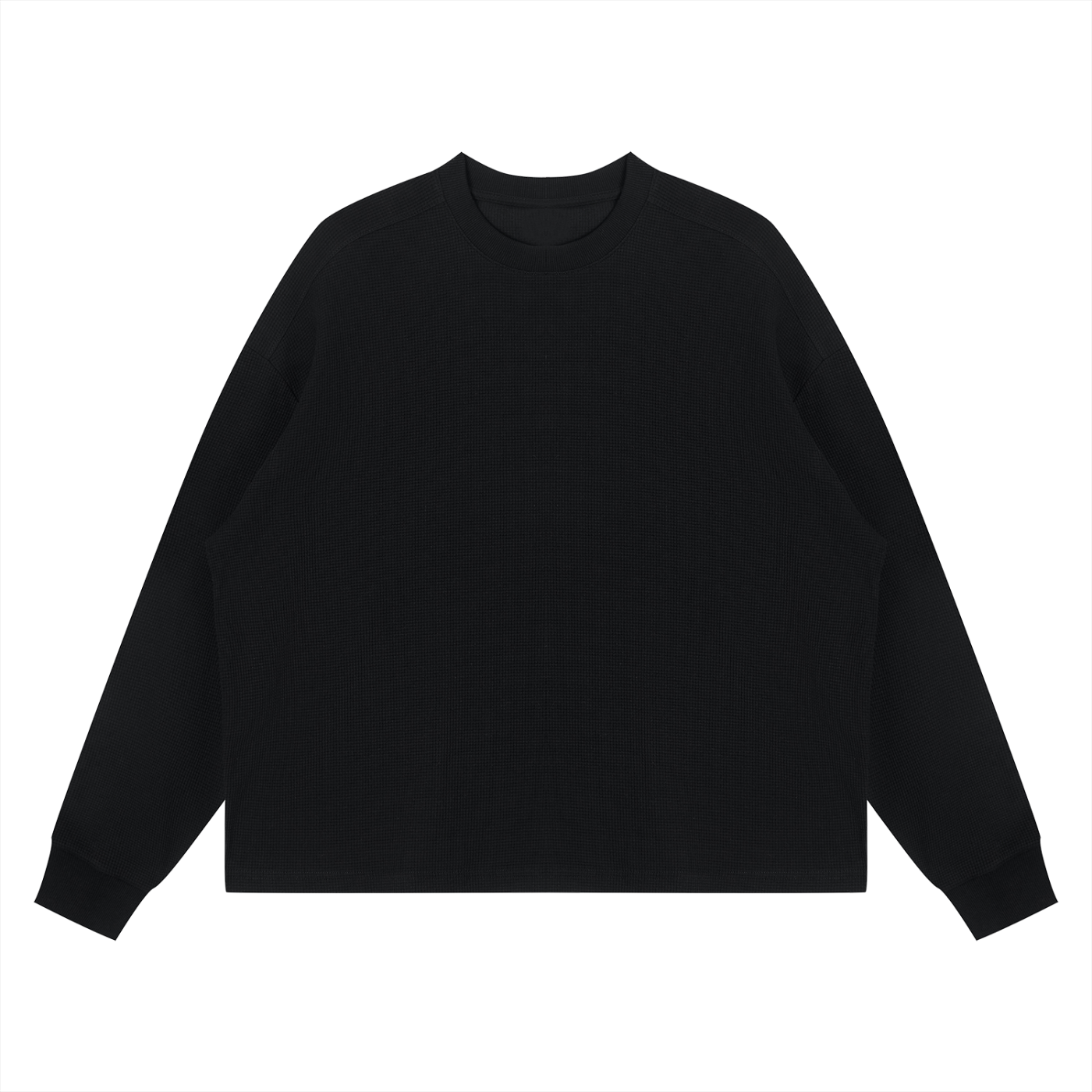 Unisex Waffle Boxy Long Sleeve T-Shirt