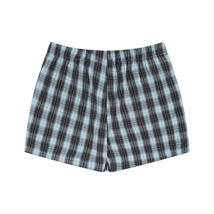 Unisex Plaid Shorts