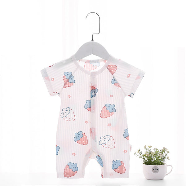 Baby Cotton Short-Sleeve Romper