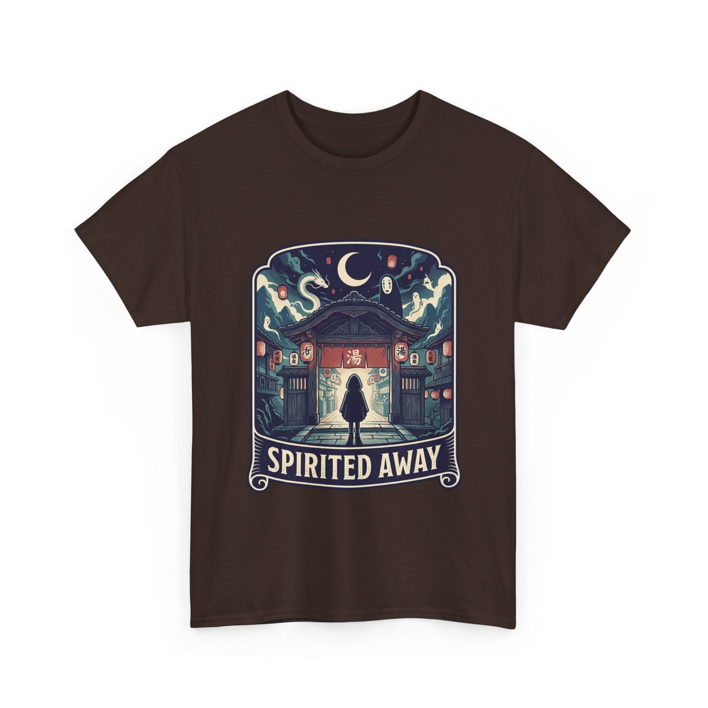 Sprited away print Unisex Heavy Cotton Tee