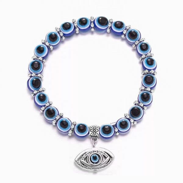 Blue Devil's Eye Bracelet