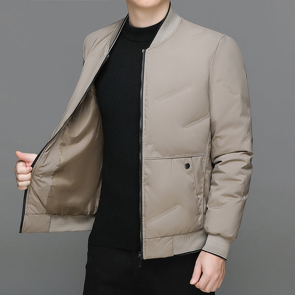 Mens Warm Baseball Jacket - Stuffs & Savers