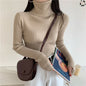 Women's Fashion Turtleneck Slim-Fit Knitted Sweater