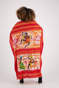 Tribal Print Kaftan KAF-1044: Assorted / One Size Fits Most