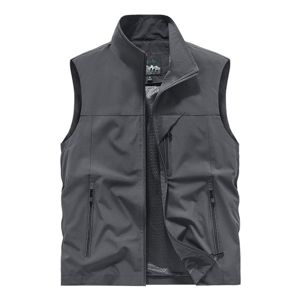Mens Casual Stand CollarVest