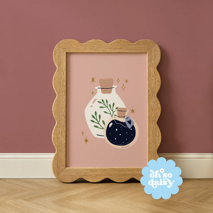 HERBS & POTIONS APOTHOCARY PRINT