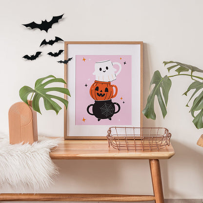 SPOOKY CUPS PRINT