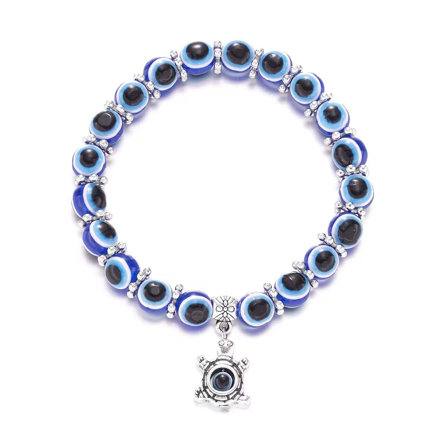 Blue Devil's Eye Bracelet