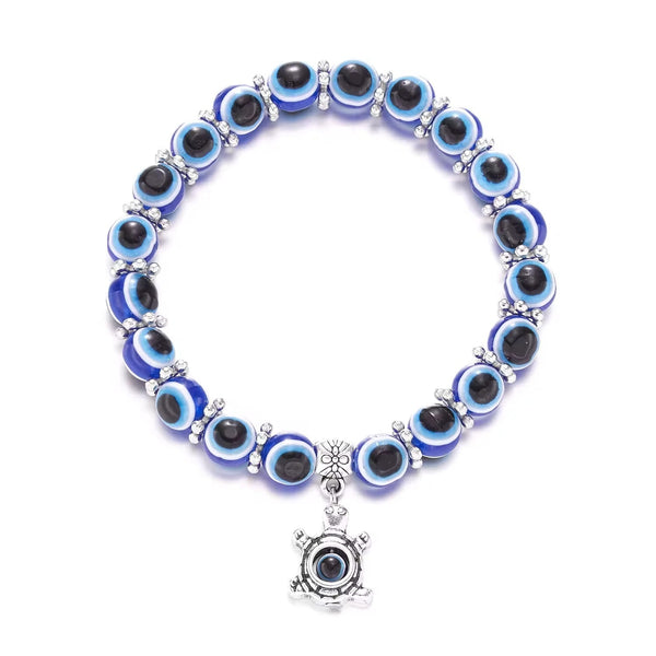 Blue Devil's Eye Bracelet