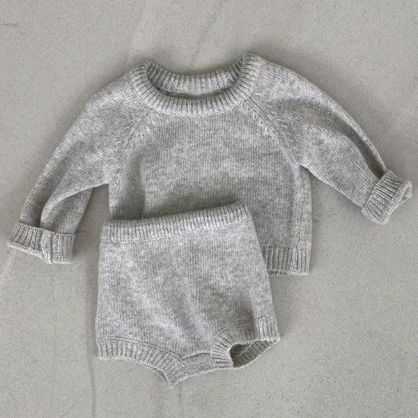 Baby Sweater Top Shorts Suit - Stuffs & Savers
