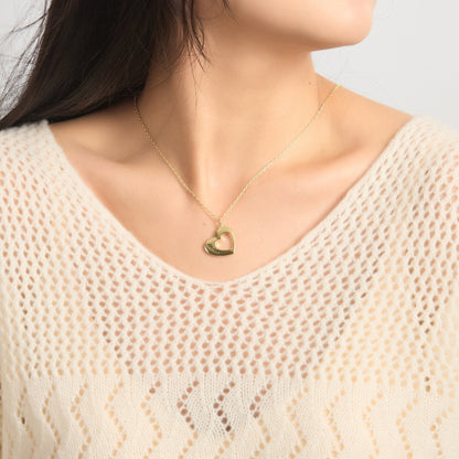 18k Gold Plated Mother and Daughter Necklace Set with Quote Card