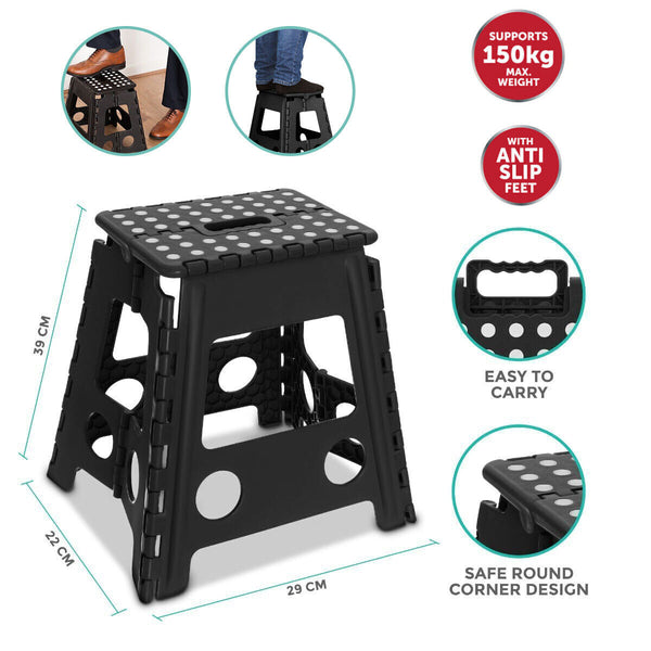 Heavy duty folding step stool-150kg