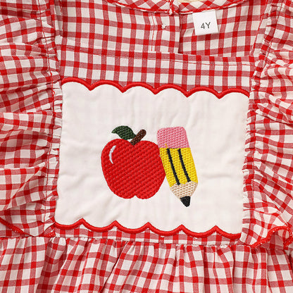 Girls' Sleeves Casual Dress