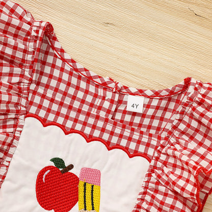 Girls' Sleeves Casual Dress