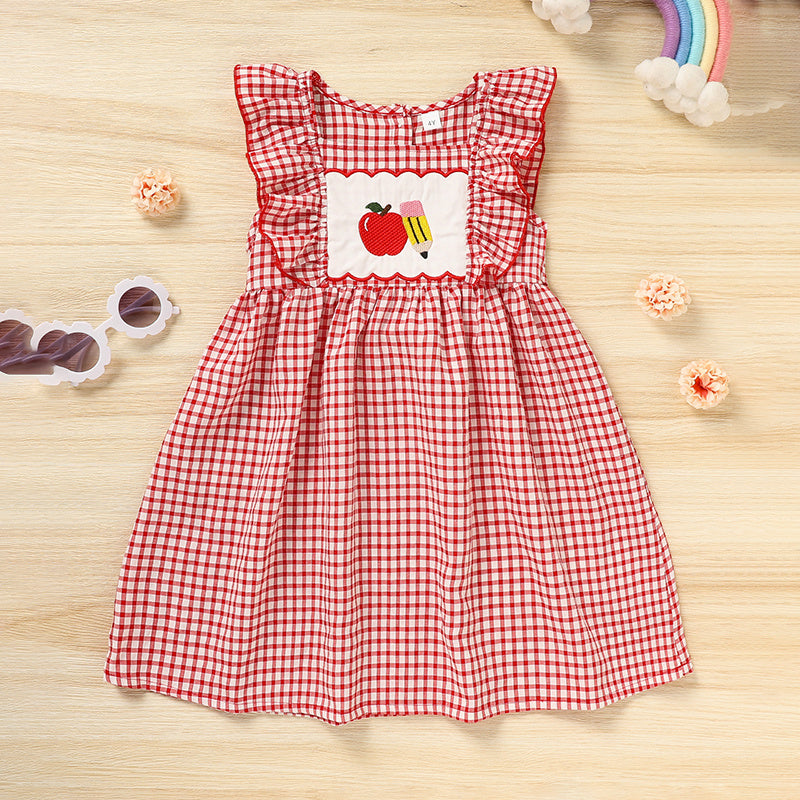 Girls' Sleeves Casual Dress