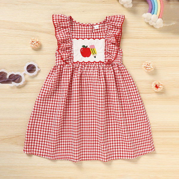 Girls' Sleeves Casual Dress