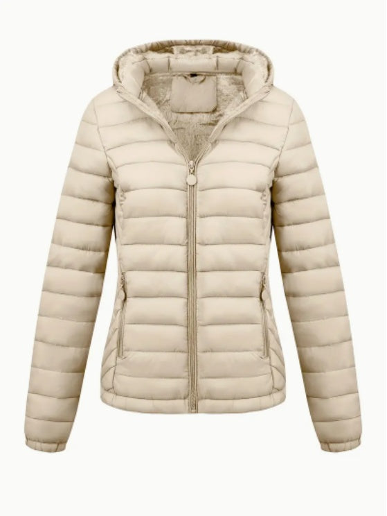 Women's Lightweight Hooded Winter Jacket