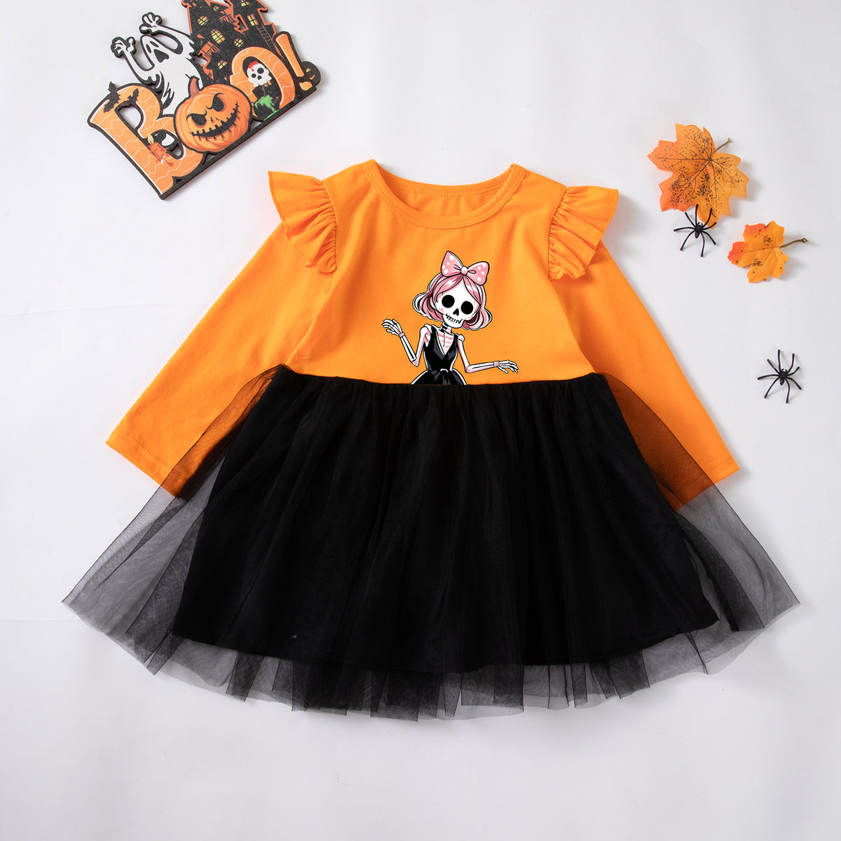 Girls' Halloween Princess Party Dress