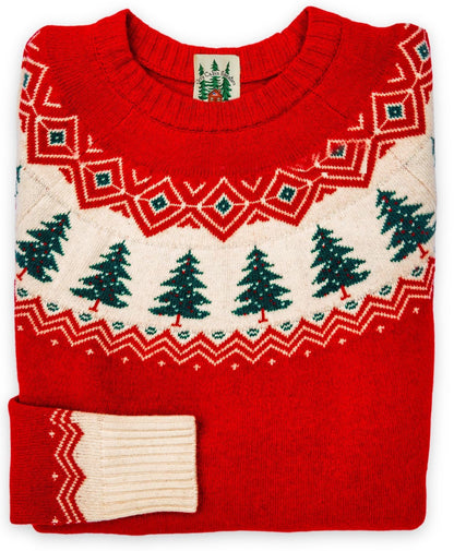 Women's Christmas Tree Knitted Sweater