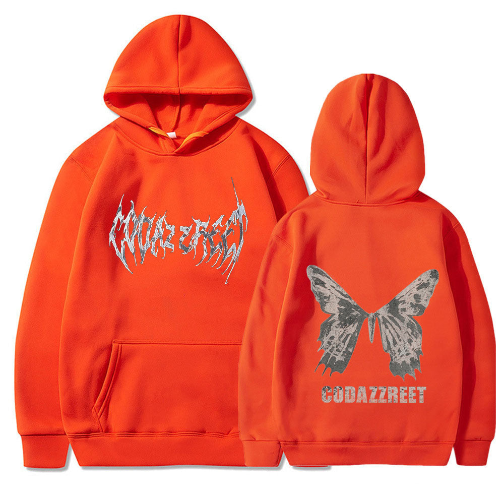 Hip Hop Butterfly Hoodie Streetwear