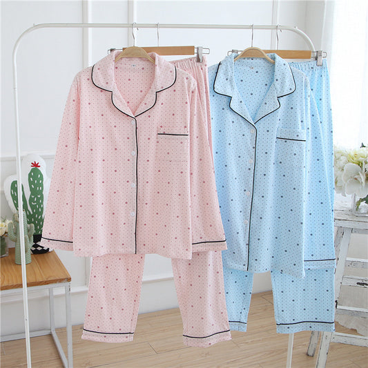 Knitted cotton Pajama set