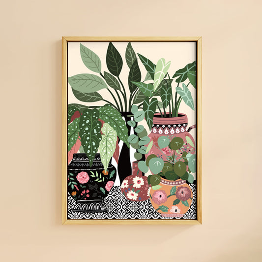 BOHO VASES COLLECTION PRINT