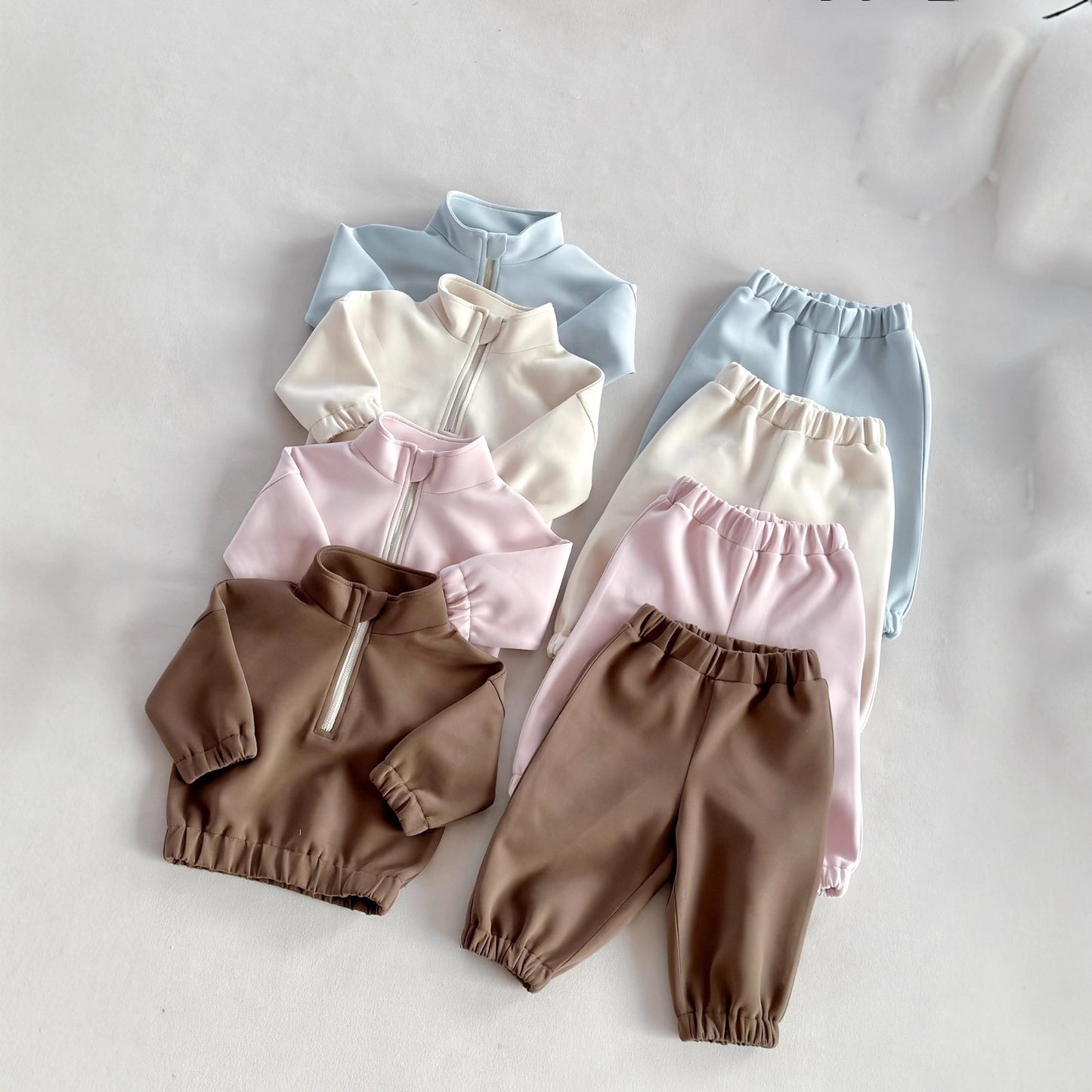 Kids' Insulated Two-Piece Tracksuit | Half-Zip Hoodie & Joggers