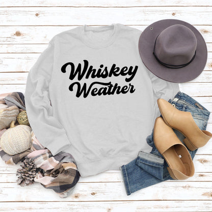 Lettered Casual Round Neck Long Sleeve Loose Sports Fashion Sweater