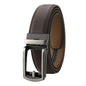 Men's automatic buckle two-layer cowhide leather belt ﻿