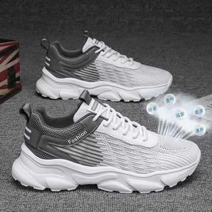 Men's Shoes with Breathable Mesh Surface