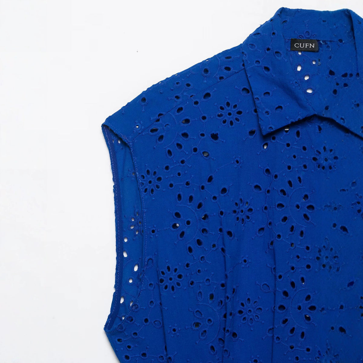 Hollow embroidery shirt