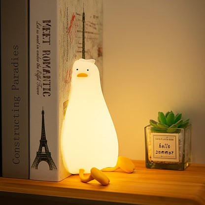 Duck Animal Silicone LED Night Light for Kids