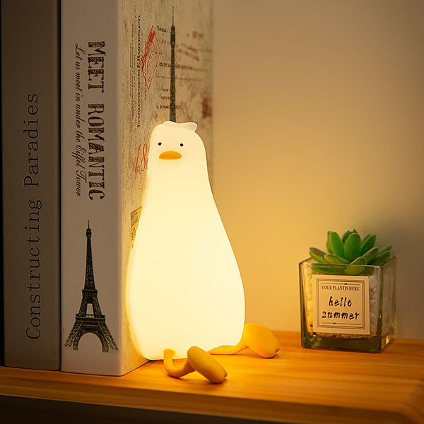 Duck Animal Silicone LED Night Light for Kids