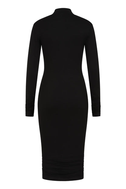 Necessary Evil Nyx Goth Midi Dress