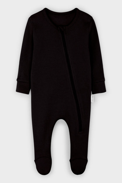 Black Zip Sleepsuit