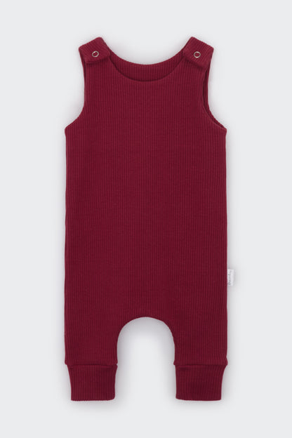 Claret Red Dungarees