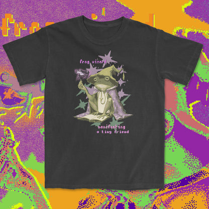 frog wizard - t-shirt